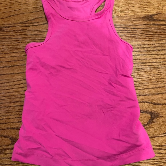 Lululemon Athletica Sport Tank Top size 2 Pink Athlesure Activewear Running - Picture 3 of 3